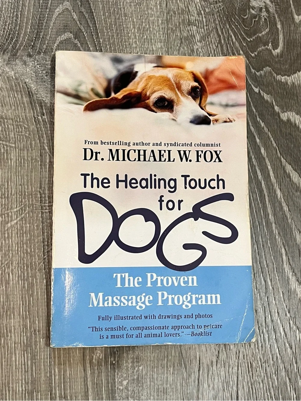 The Healing Touch of Dogs Proven Massage Program Paperback Book Michael J. Fox